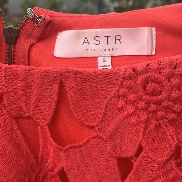 astr bright coral dress - Picture 3 of 3